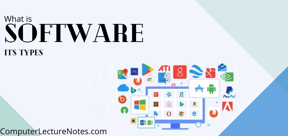 What is software and its types